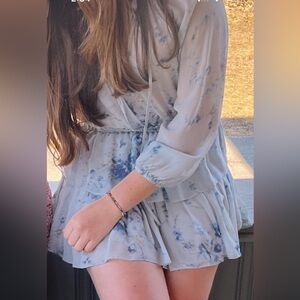 Loveshackfancy blue floral dress